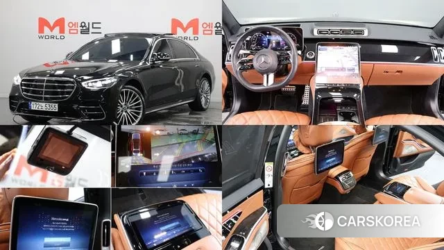 Mercedes-Benz S-Class W223 2023 Черный из Кореи