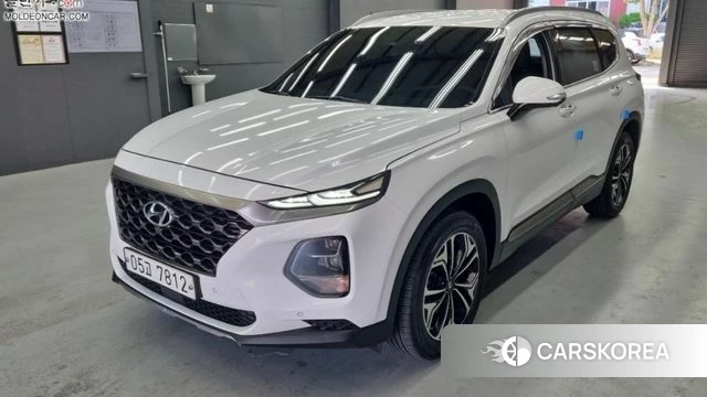 Hyundai Santa Fe TM 2019 Белый из Кореи