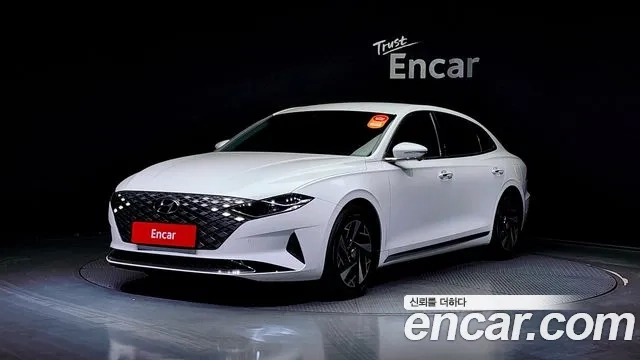 Hyundai The New Grandeur IG Hybrid 2021 Белый из Кореи