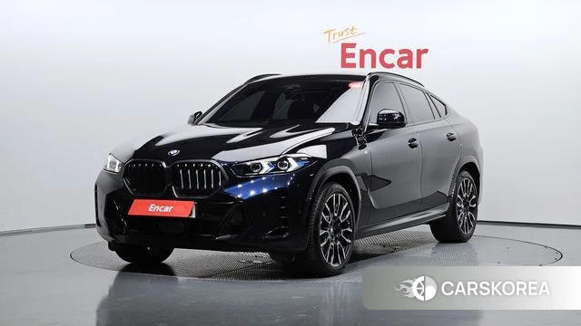 BMW X6 (G06) 2023 Черный из Кореи