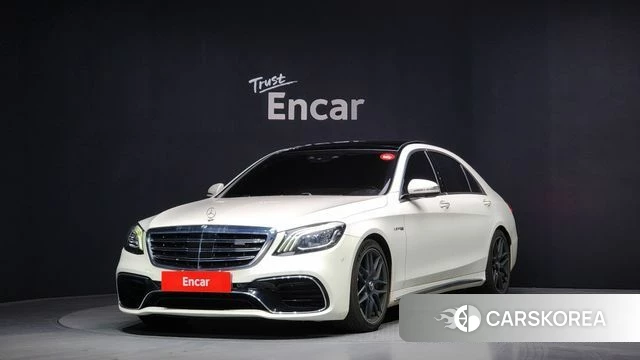 Mercedes-Benz S-Class W222 2018 Белый из Кореи