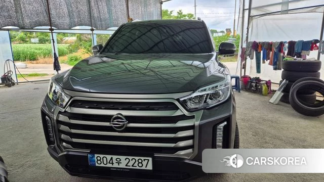 Ssangyong The New Rexton Sport 2022 Серый из Кореи