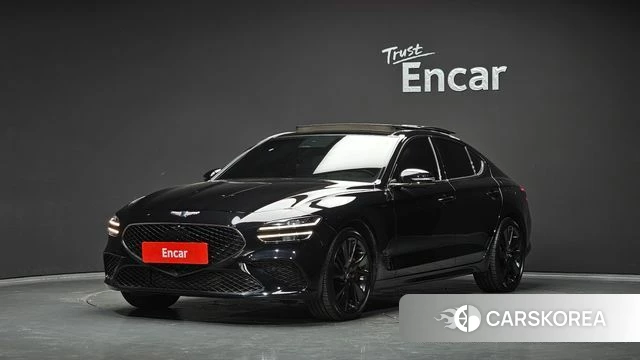 Genesis The New G70 2021 Черный из Кореи