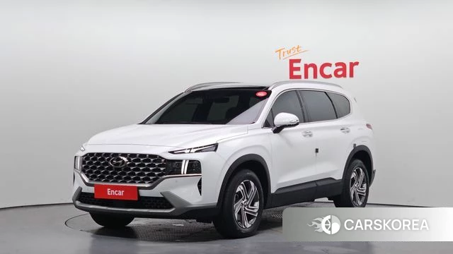 Hyundai The New Santa Fe 2023 Белый из Кореи