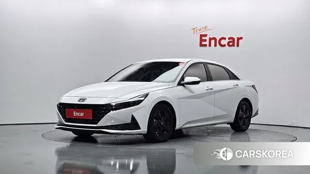 Hyundai Avante (CN7) 2021 Белый из Кореи