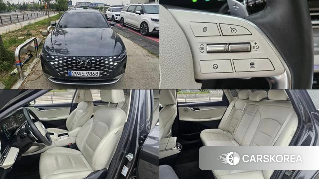 Hyundai The New Grandeur IG Hybrid 2021 Серый из Кореи