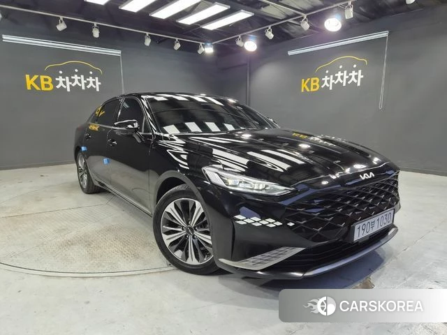 Kia K8 Hybrid 2022 Черный из Кореи