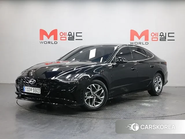 Hyundai Sonata Hybrid (DN8) 2022 Черный из Кореи