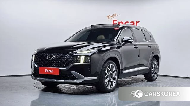 Hyundai The New Santa Fe 2023 Черный из Кореи