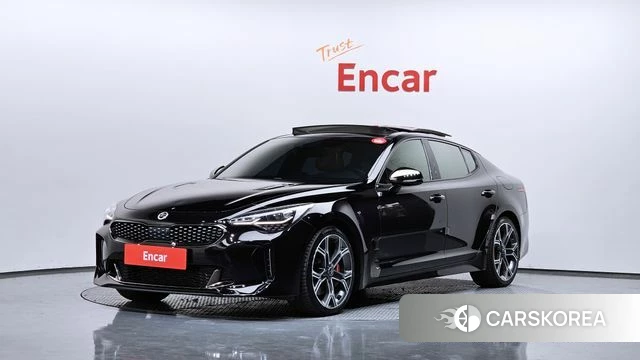 Kia Stinger 2018 Черный из Кореи