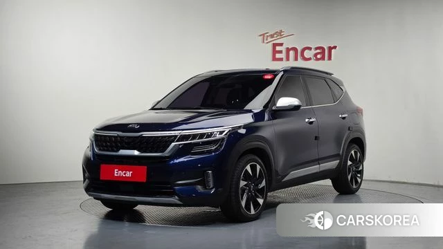 Kia Seltos 2021 Синий из Кореи