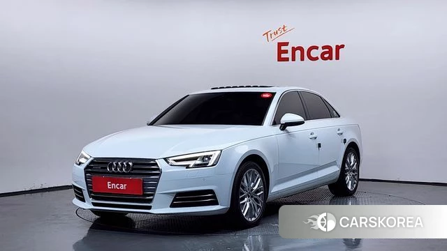Audi A4 (B9) 2018 Белый из Кореи