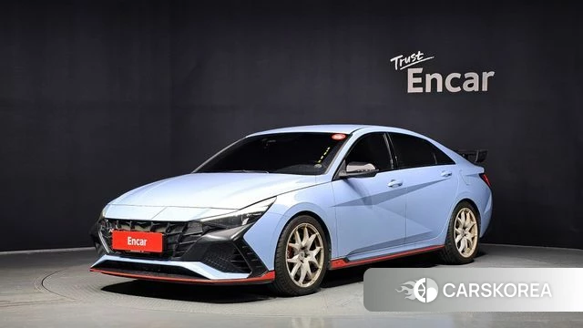 Hyundai Avante (CN7) 2022 Небесно-голубой из Кореи