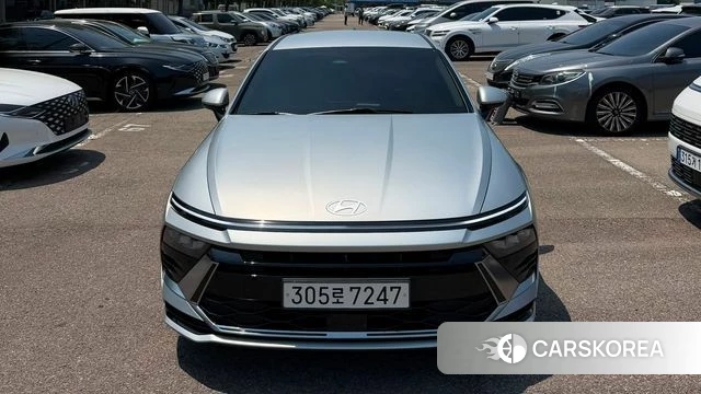 Hyundai Sonata D Edge (DN8) 2024 Серебристо-серый из Кореи