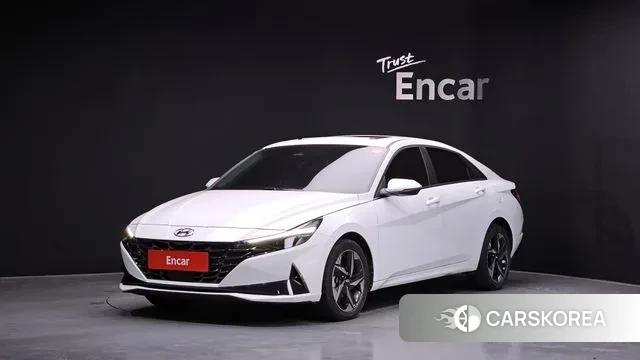 Hyundai Avante (CN7) 2023 Белый из Кореи