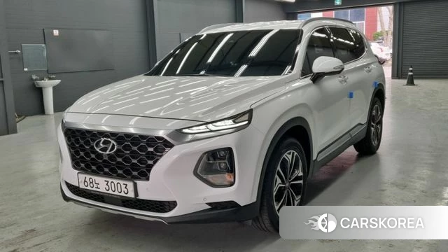 Hyundai Santa Fe TM 2019 Белый из Кореи