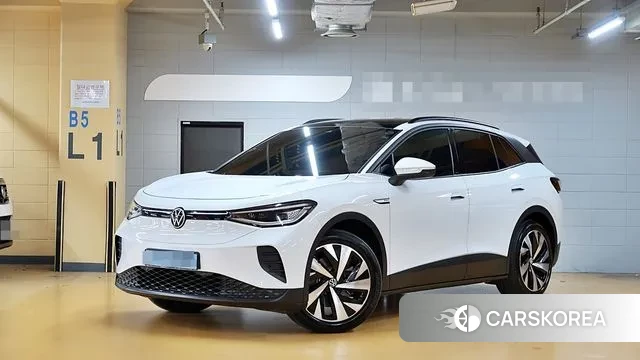 Volkswagen ID.4 2022 Белый из Кореи