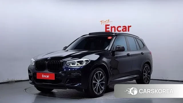 BMW X3 (G01) 2021 Черный из Кореи
