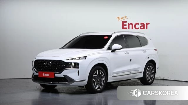 Hyundai The New Santa Fe 2023 Белый из Кореи