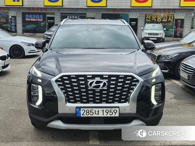 Hyundai Palisade 2021 Черный из Кореи