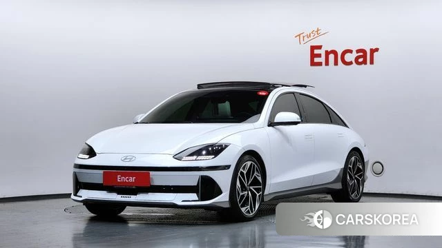 Hyundai Ionic 6 2022 Белый из Кореи