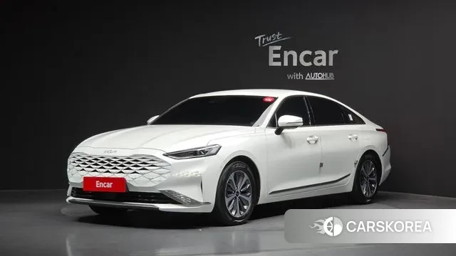 Kia K8 Hybrid 2023 Белый из Кореи