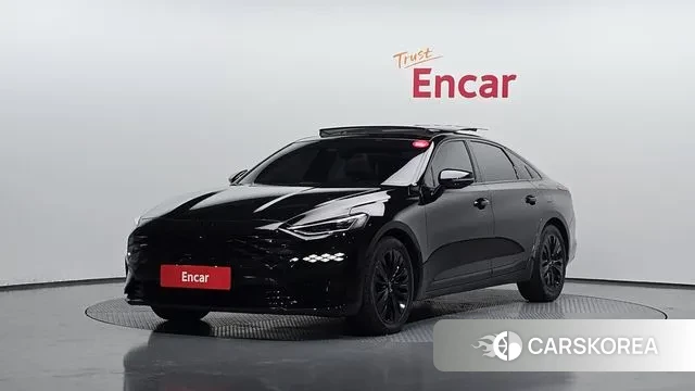 Kia K8 Hybrid 2022 Черный из Кореи