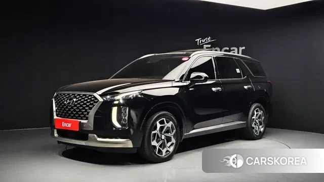 Hyundai Palisade 2022 Черный из Кореи