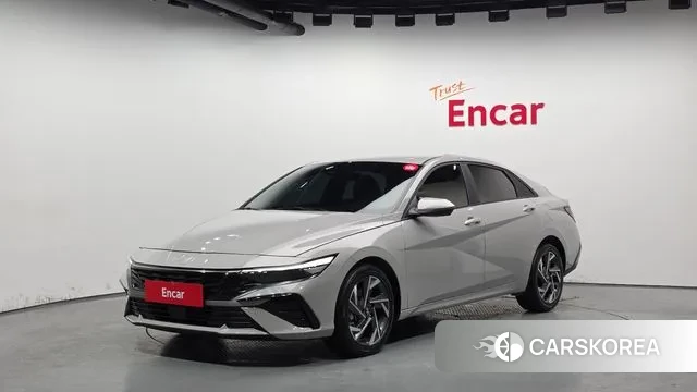 Hyundai The New Avante (CN7) 2024 Серебристо-серый из Кореи