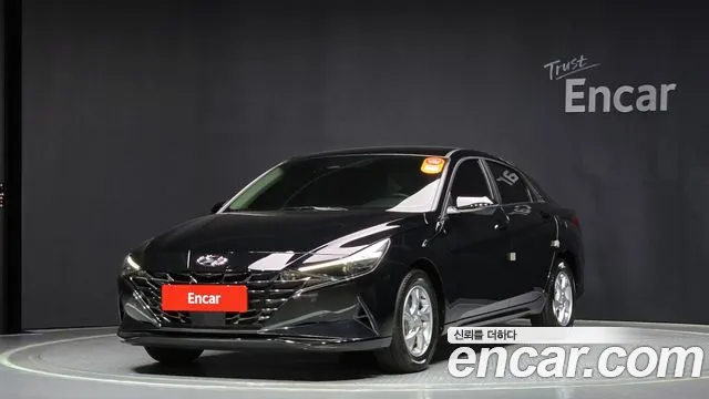 Hyundai Avante (CN7) 2021 Черный из Кореи