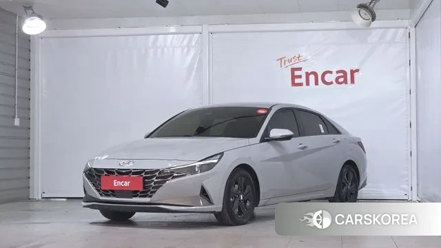 Hyundai Avante Hybrid (CN7) 2023 Серебристо-серый из Кореи