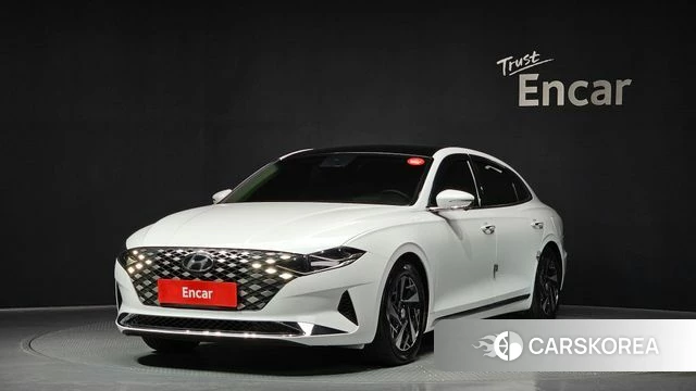 Hyundai The New Grandeur IG Hybrid 2020 Белый из Кореи