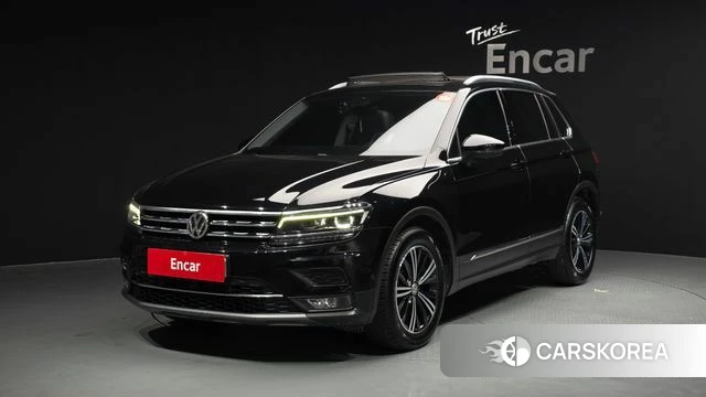Volkswagen Tiguan second Generation 2020 Черный из Кореи