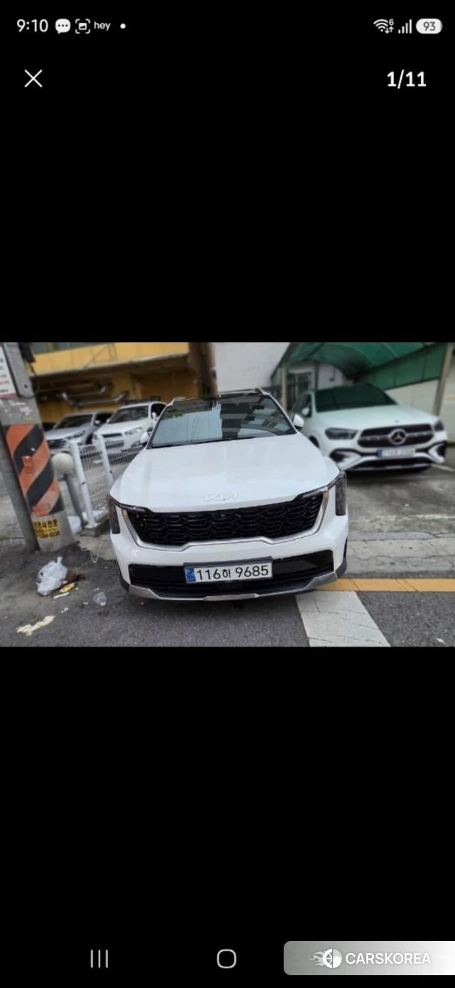 Kia The New Sorento 4th Generation 2023 Белый из Кореи