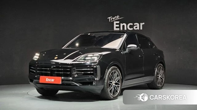 Porsche Cayenne (PO536) 2023 Черный из Кореи