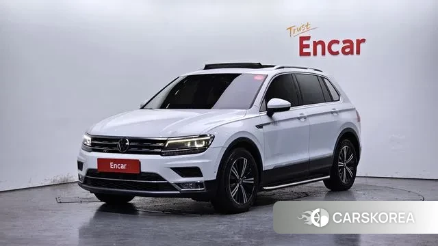 Volkswagen Tiguan second Generation 2018 Белый из Кореи