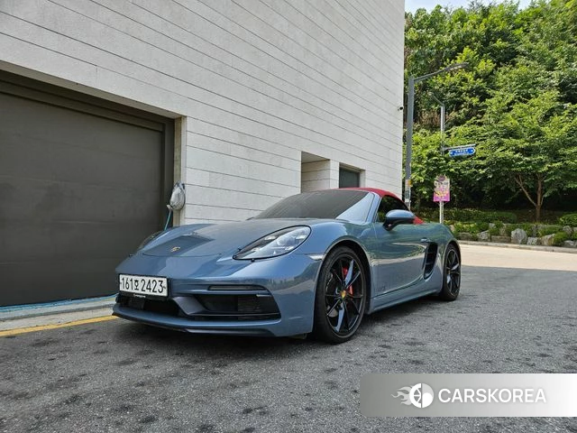 Porsche 718 Boxster 2018 Серый из Кореи