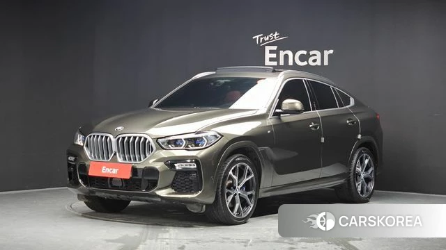 BMW X6 (G06) 2021 Песочный из Кореи