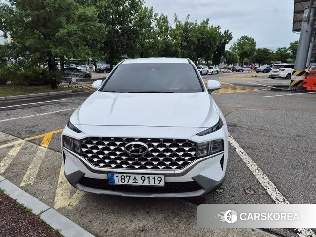 Hyundai The New Santa Fe 2023 Белый из Кореи