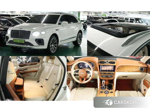 Bentley Bentayga 2022 Белый из Кореи