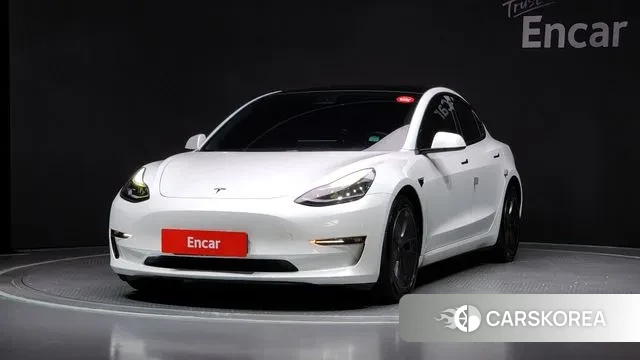 Tesla Model 3 2021 Белый из Кореи