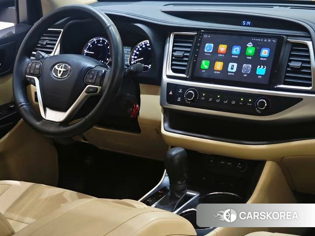 Toyota Highlander 2021 Черный из Китая