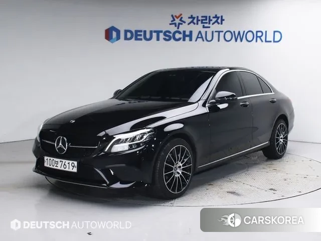 Mercedes-Benz C-Class W205 2020 Черный из Кореи