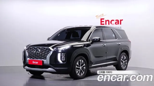 Hyundai Palisade 2021 Черный из Кореи