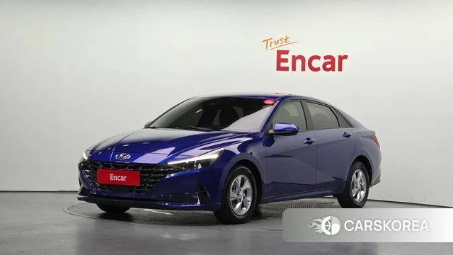 Hyundai Avante (CN7) 2020 Синий из Кореи