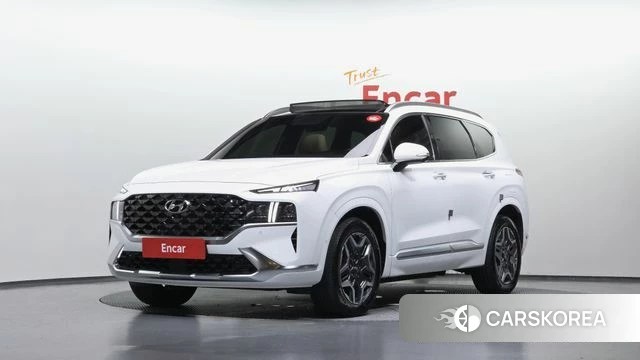Hyundai The New Santa Fe 2021 Белый из Кореи