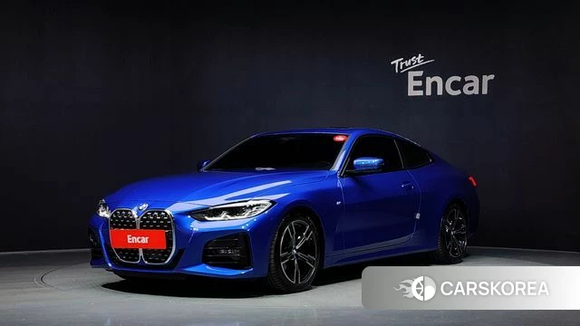BMW 4 Series (G22) 2021 Синий из Кореи