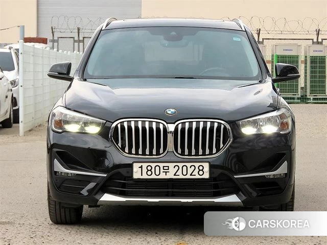 BMW X1 (F48) 2022 Черный из Кореи