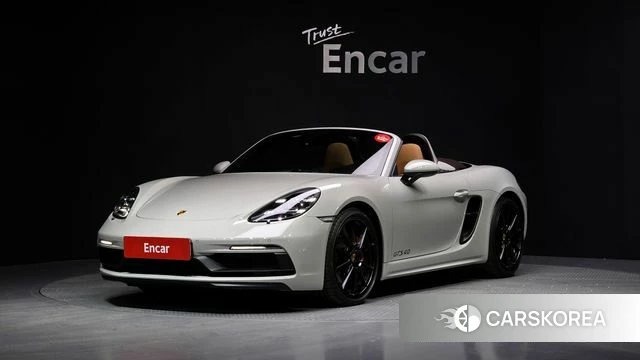 Porsche 718 Boxster 2023 Серебряный из Кореи