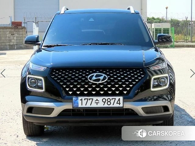 Hyundai Venue 2022 Черный из Кореи